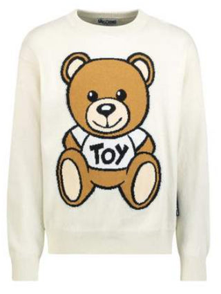 Moschino Long Sleeve Crewneck Sweater HNW00T