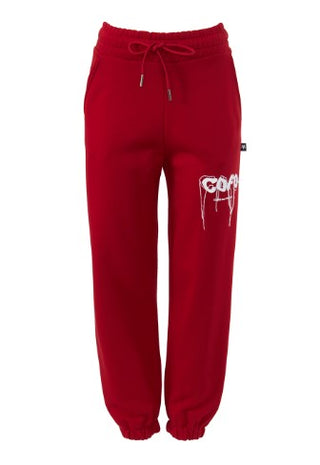 Comme des Fuckdown Jogger trousers with printed logo CDFD1997