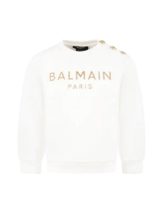 Balmain Sweatshirt Rundhals-Sweatshirt bs4a00