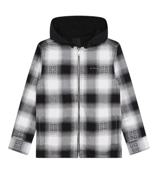 Givenchy Camicia con zip e cappuccio H25467