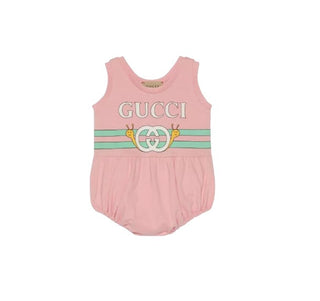 Gucci Pagliaccetto con logo e scritta sul davanti 725924/XJE4L5967 Con Clip Magnetica