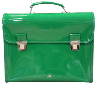 Escudama Patent Leather Briefcase Bag CATERINA