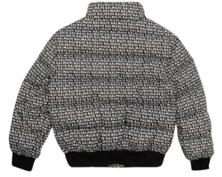 Balmain Giubbino Bomber 6R2C80 Monogram Da Bambina