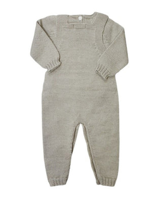 I shine Two-piece jumpsuit with raised knots i24065