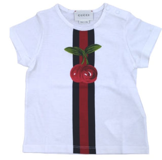 Gucci T-Shirt mit Rundhalsausschnitt 412091