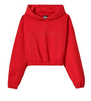 Comme des Fuckdown Cropped Hoodie CDFD1985