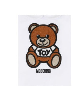 Moschino Strampler MIT BESTICKTEM TEDDY MMT01H MIT CLIPS