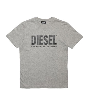 Diesel Crewneck T-shirt with printed logo 00J4P6-00YI9