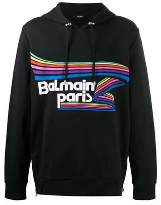 Balmain VH1JT000G017AAA Zip Up Sweatshirt