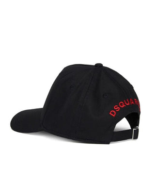 Dsquared2 Cappello con visiera e logo frontale DQ2195-D00YT