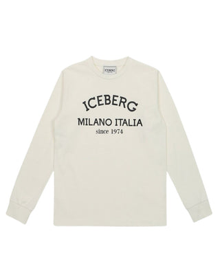 Iceberg Crewneck Long Sleeve T-Shirt TSICE5329J