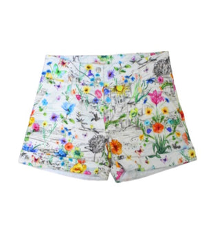 Dior Shorts In Cotone 2WBM12SHTE Fantasia Floreale Da Bambina