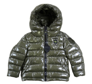 Blauer Steppjacke 23WBLKC02330 mit Aufnäher für Kinder