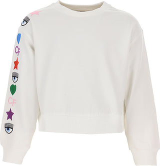 Chiara Ferragni Kurz geschnittenes Sweatshirt 590615