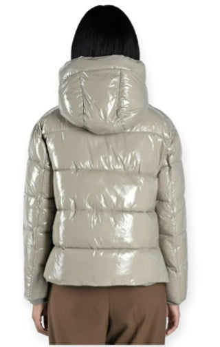 Canadian Quilted Jacket with Zip and Hood G223413WGL