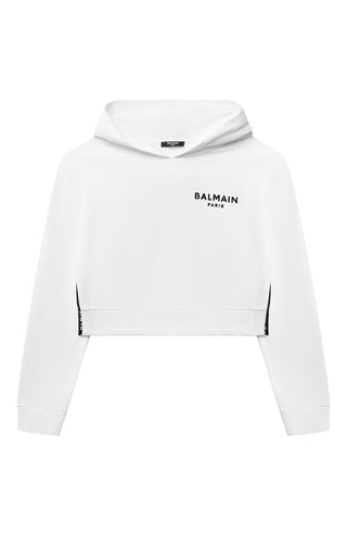 Balmain Kurz geschnittenes Sweatshirt 6Q4030