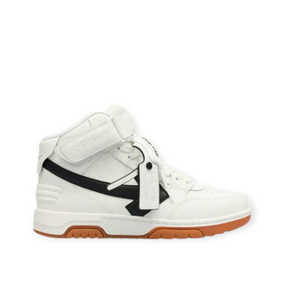 Off-White Mid Lea Sneakers OMIA259/F23LEA0030 mit Riss