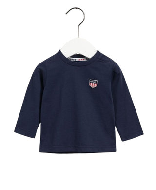 Gant Crew Neck T-Shirt with Front Logo 505151