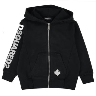 Dsquared2 Felpa con zip e cappuccio DQ0817