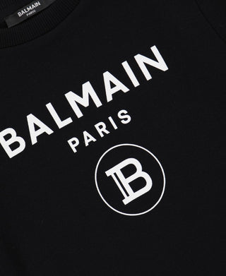 Balmain Sweatshirt mit Rundhalsausschnitt und Frontdruck 6M4760