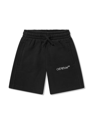 Off-White Bermuda Con Stampa Logo OBCI001F23FLE0021001 In Cotone