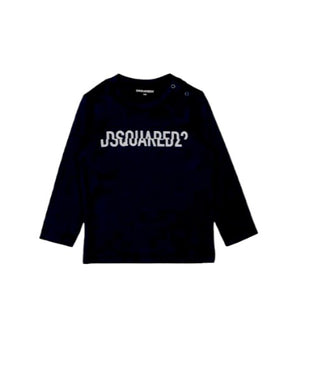 Dsquared2 T-shirt girocollo con logo frontale DQ04DU-D00MV