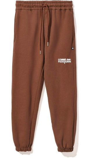 Comme des Fuckdown Pantalone jogger con logo stampato CDFU1761