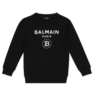 Balmain Sweatshirt mit Rundhalsausschnitt und Frontdruck 6M4760