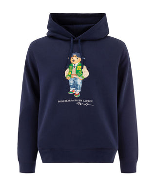 Polo Ralph Lauren Felpa Con Motivo Polo Bear 710951621001 Con Cappuccio