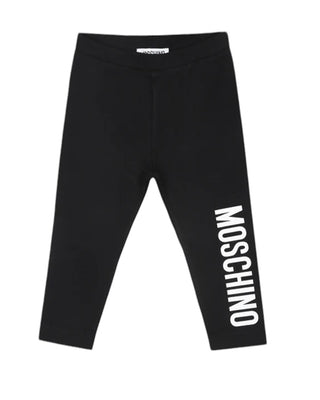 Moschino-Leggings mit Logo MDP03A aus Stretch-Baumwolle