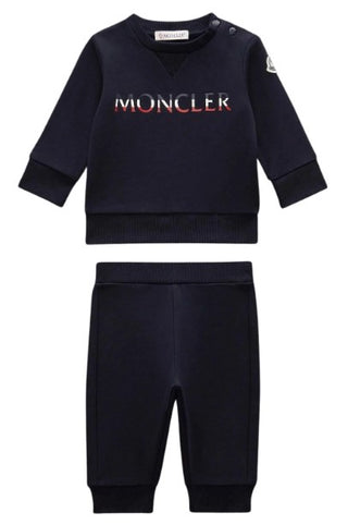 Moncler Tuta con logo stampato H29518M00005