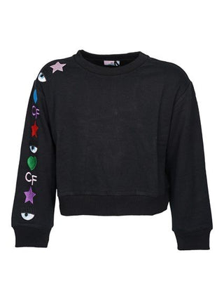 Chiara Ferragni Kurz geschnittenes Sweatshirt 590615