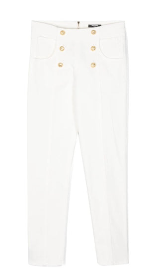 Balmain-Hose mit Logo-Knöpfen BT6A70-D0039