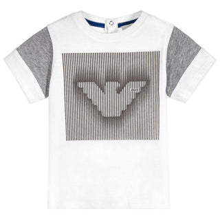 Armani Crewneck T-shirt with symbol 6YHT02-4J09Z