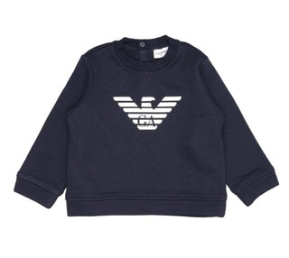 Armani Logo Sweatshirt 8NHMR6 Baby