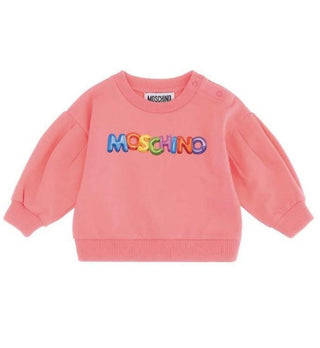 Moschino Sweatshirt mit Rundhalsausschnitt und MDF02Q-Logo