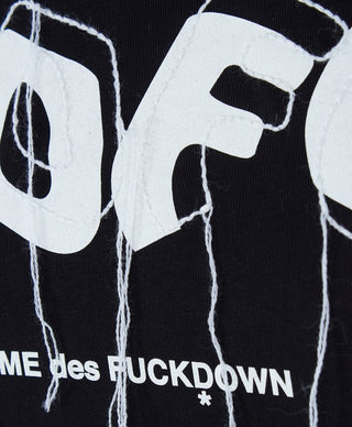 Comme des Fuckdown T-Shirt mit Rundhalsausschnitt und CDFD1992-Logo