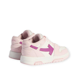 Off-White Sneakers Out Of Office ogia007f24/lea0010 Coloer Bianco/Rosa Chiaro