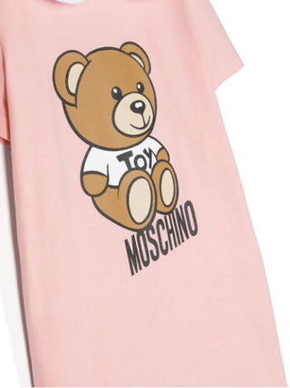 Moschino Strampler MIT ZENTRALER BÄR MUY058 MIT CLIPS