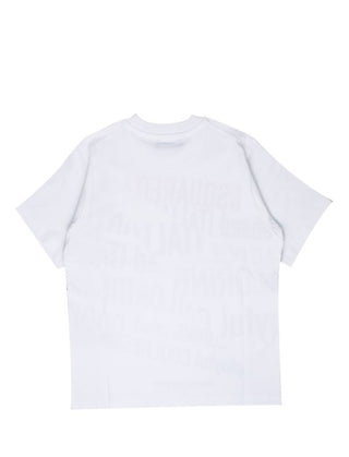 Dsquared2 T-shirt girocollo con logo e stampa DQ0810-D00MQ