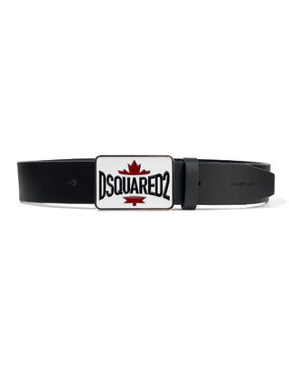 Dsquared2 Cintura in pelle con fibbia logata DQ2356-D005Z