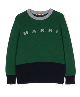 Marni Pullover mit Rundhalsausschnitt und Logo M00932-M00QY