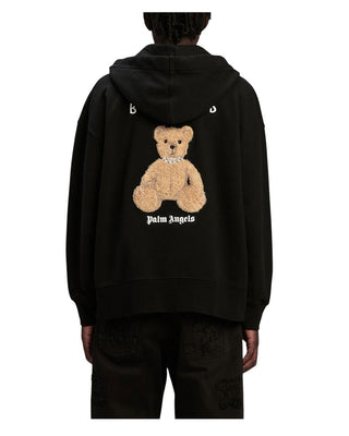 Palm Angels Zip Up Sweatshirt PMBE021F24FLE0011060 Bear In Mind