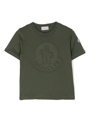 Moncler T-shirt girocollo con logo I29548C00012