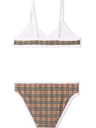 Burberry Two Piece Swimsuit in Vintage Check 8047822