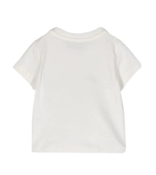 Moschino T-shirt girocollo con ricamo MUM03O