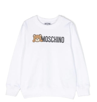 Moschino Crewneck Sweatshirt with Logo and Symbol HWF05R