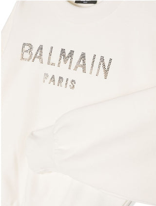 Kurzes Balmain-Sweatshirt BT4B60-F0061