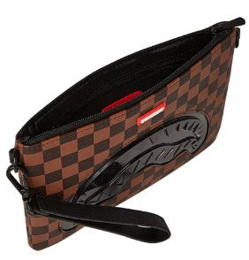 Sprayground Clutch CLEAR RUBBER SHARK CROSSOVER CLUTCH WITH SHOULDER STRAP 910B6515NSZ