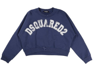 Dsquared2 Kurzes Sweatshirt mit Logo DQ0433-D008F